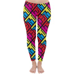 Hert Graffiti Pattern Classic Winter Leggings