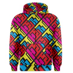 Hert Graffiti Pattern Men s Zipper Hoodie by Nexatart