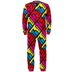 Hert Graffiti Pattern Onepiece Jumpsuit (men)  by Nexatart