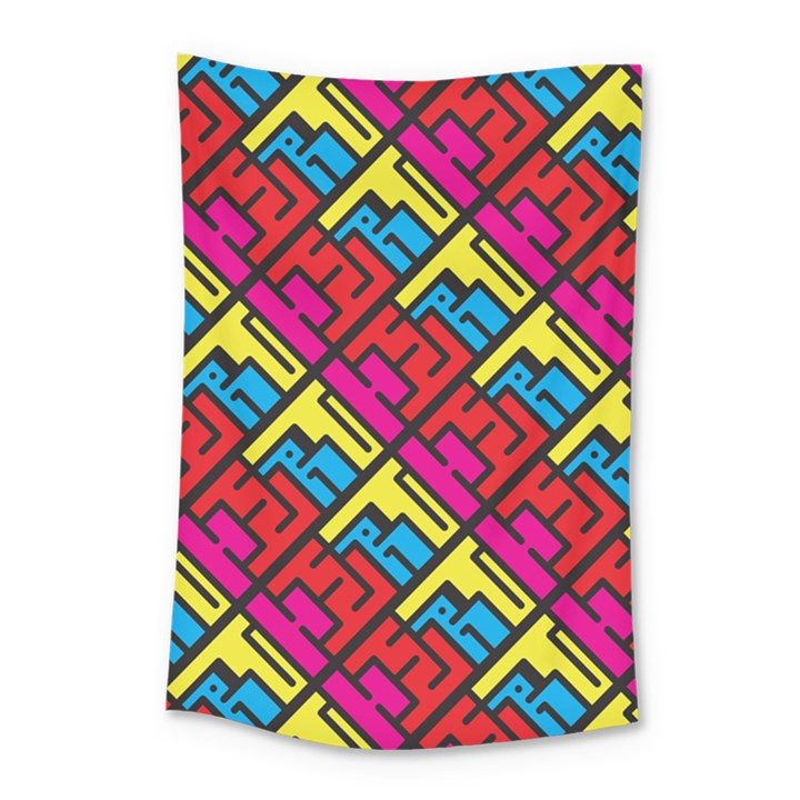 Hert Graffiti Pattern Small Tapestry