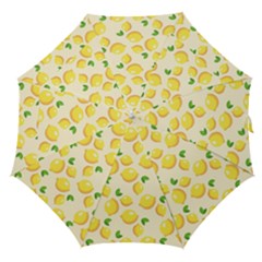 Lemons Pattern Straight Umbrellas by Nexatart