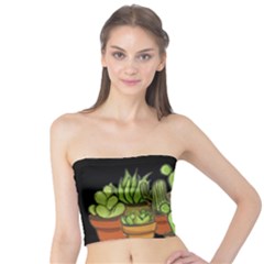 Cactus - Dont Be A Prick Tube Top by Valentinaart