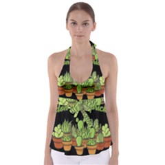 Cactus - Dont Be A Prick Babydoll Tankini Top by Valentinaart