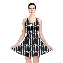 Bones  Reversible Skater Dress by Valentinaart