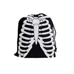 X Ray Drawstring Pouches (large)  by Valentinaart