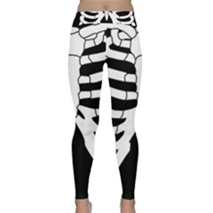 X Ray Classic Yoga Leggings by Valentinaart