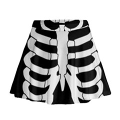 X Ray Mini Flare Skirt by Valentinaart