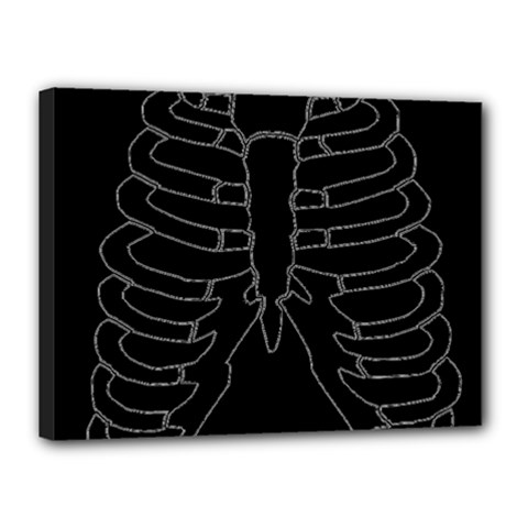 X Ray Canvas 16  X 12  by Valentinaart