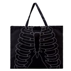 X Ray Zipper Large Tote Bag by Valentinaart