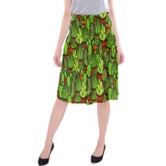 Cactus Midi Beach Skirt by Valentinaart