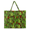 Cactus Zipper Large Tote Bag View1