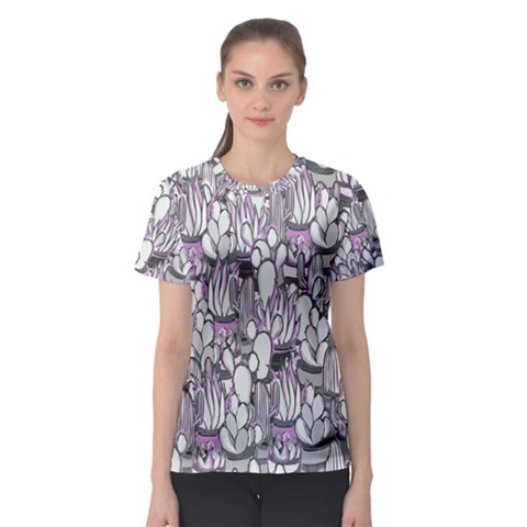 Cactus Women s Sport Mesh Tee by Valentinaart