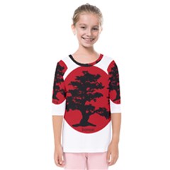 Bonsai Kids  Quarter Sleeve Raglan Tee