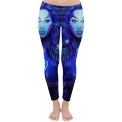 Sign Virgo Zodiac Classic Winter Leggings by Mariart