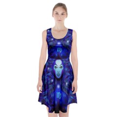 Sign Virgo Zodiac Racerback Midi Dress by Mariart