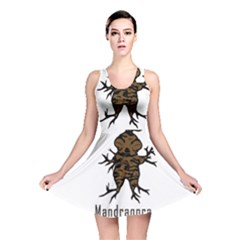 Mandrake Plant Reversible Skater Dress by Valentinaart