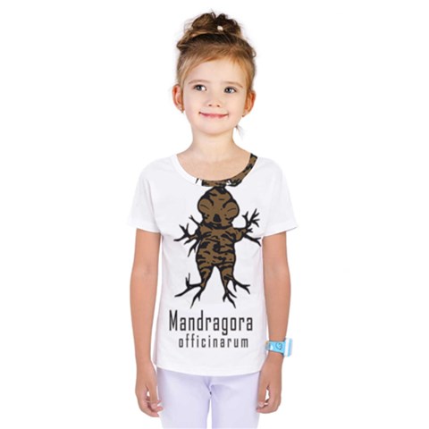 Mandrake Plant Kids  One Piece Tee by Valentinaart