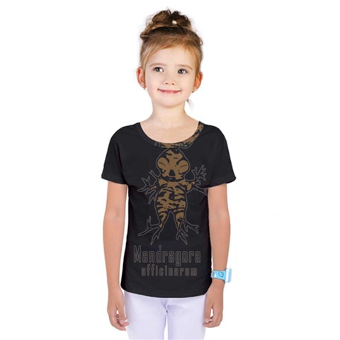 Mandrake Plant Kids  One Piece Tee by Valentinaart