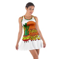 Cactus - Free Hugs Cotton Racerback Dress by Valentinaart