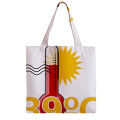 Thermometer Themperature Hot Sun Zipper Grocery Tote Bag by Mariart