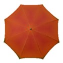 Scarlet Pimpernel Writing Orange Green Golf Umbrellas View1