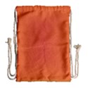 Scarlet Pimpernel Writing Orange Green Drawstring Bag (Large) View1