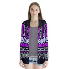 Writing Color Rainbow Sweer Love Cardigans by Mariart