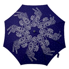 Aries Zodiac Star Hook Handle Umbrellas (small) by Mariart