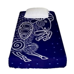 Aries Zodiac Star Fitted Sheet (single Size) by Mariart