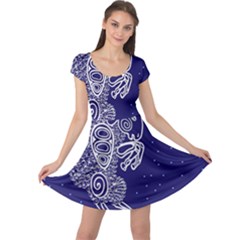 Aries Zodiac Star Cap Sleeve Dresses by Mariart