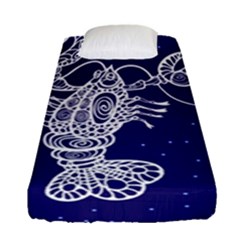 Cancer Zodiac Star Fitted Sheet (single Size) by Mariart