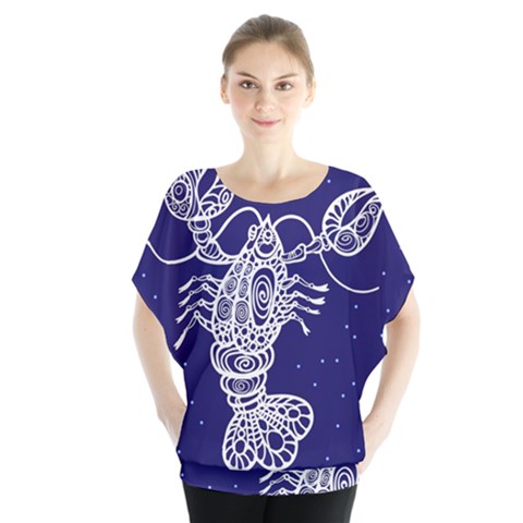 Cancer Zodiac Star Blouse by Mariart