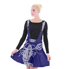 Cancer Zodiac Star Suspender Skater Skirt