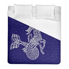 Capricorn Zodiac Star Duvet Cover (full/ Double Size)