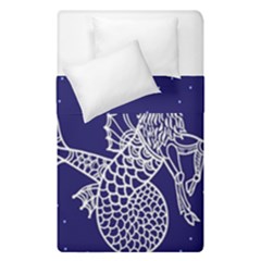 Capricorn Zodiac Star Duvet Cover Double Side (single Size) by Mariart