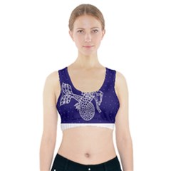 Capricorn Zodiac Star Sports Bra With Pocket by Mariart