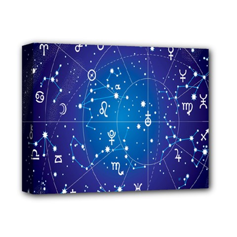 Astrology Illness Prediction Zodiac Star Deluxe Canvas 14  X 11  by Mariart