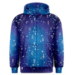 Astrology Illness Prediction Zodiac Star Men s Zipper Hoodie by Mariart