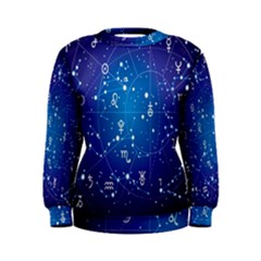 Astrology Illness Prediction Zodiac Star Women s Sweatshirt by Mariart