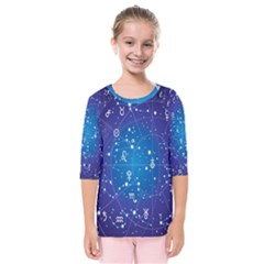 Astrology Illness Prediction Zodiac Star Kids  Quarter Sleeve Raglan Tee