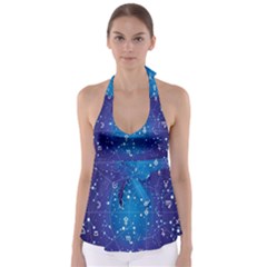 Astrology Illness Prediction Zodiac Star Babydoll Tankini Top by Mariart