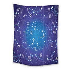 Astrology Illness Prediction Zodiac Star Medium Tapestry by Mariart