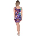 Bird Feathers Color Rainbow Animals Fly Sleeveless Bodycon Dress View4