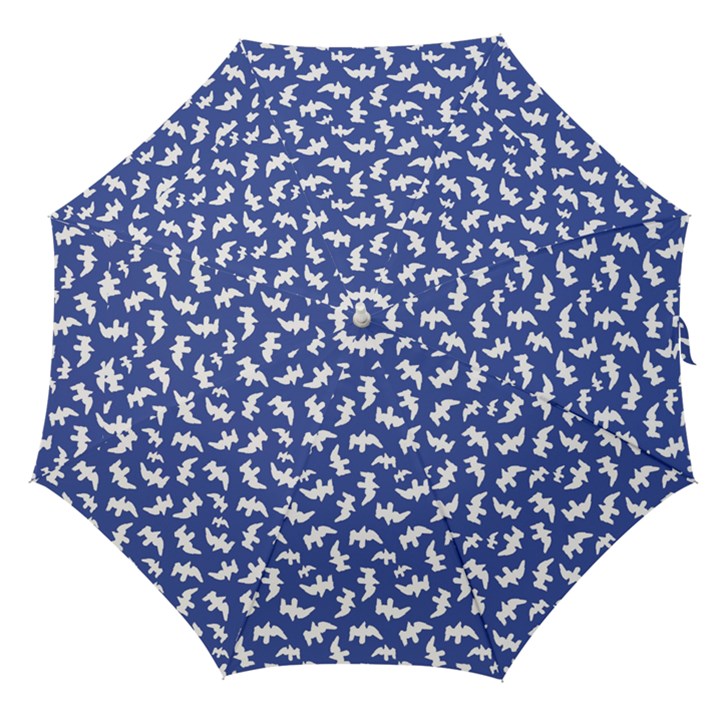 Birds Silhouette Pattern Straight Umbrellas