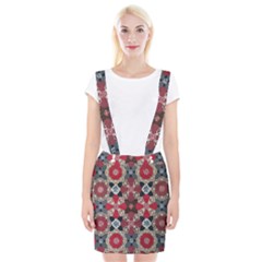 Beautiful Art Pattern Braces Suspender Skirt