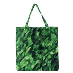 Green Attack Grocery Tote Bag by Nexatart