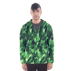 Green Attack Hooded Wind Breaker (men) by Nexatart