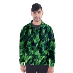 Green Attack Wind Breaker (men) by Nexatart