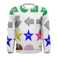 Cute Symbol Men s Long Sleeve Tee by Nexatart