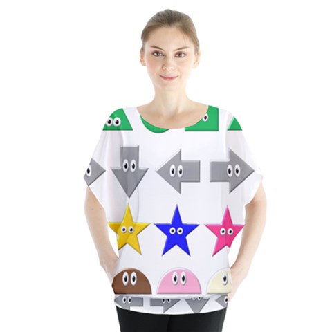 Cute Symbol Blouse by Nexatart